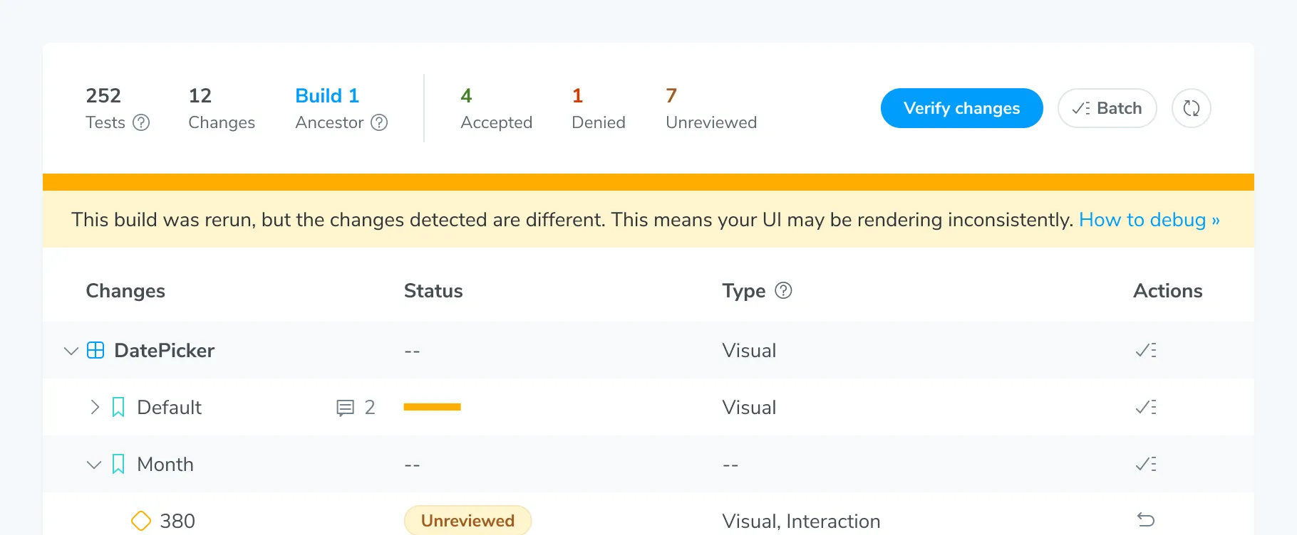 Inconsistent snapshot detection